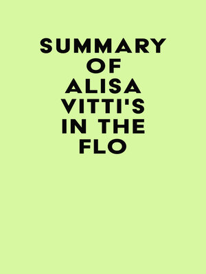 cover image of Summary of Alisa Vitti's In the FLO